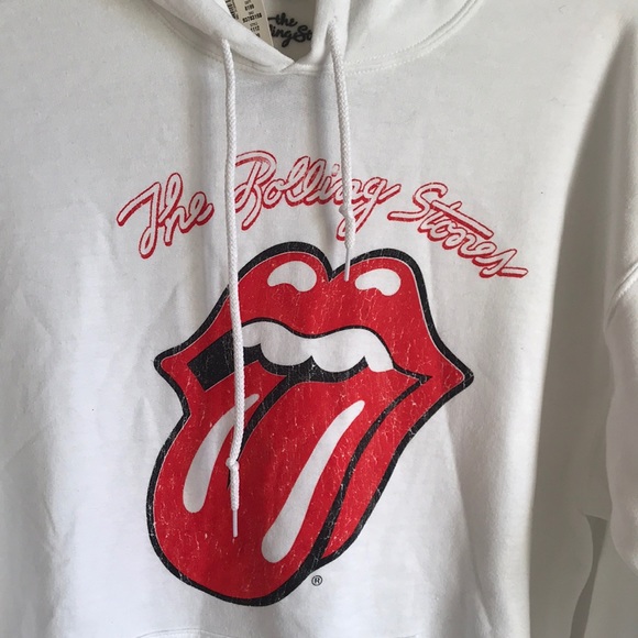 the Rolling Stones Other - Rolling Stones Script Tongue logo pullover hoodie